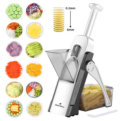Adjustable Vegetable Slicer & Mandoline Cutter