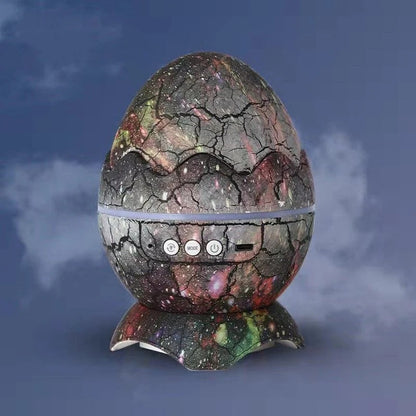 Dino Egg Galaxy Star Projector – LED Water Pattern Night Light