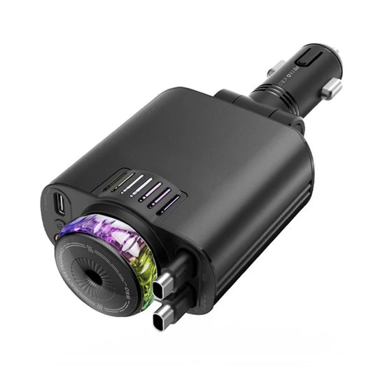 5-in-1 Starlight Car Charger with Perfume Diffuser &amp; Fast Charging