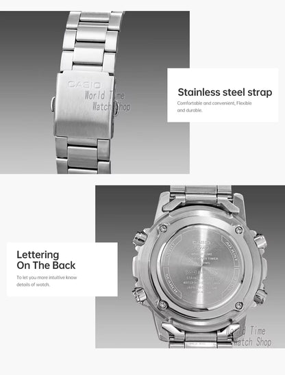 Casio AMW-880D-9AVDF Men’s-Digital Stainless Steel Watch