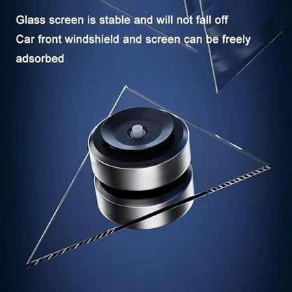 HEPU Vacuum Suction Phone Holder – 360° Adjustable Universal Magnetic Car Mount