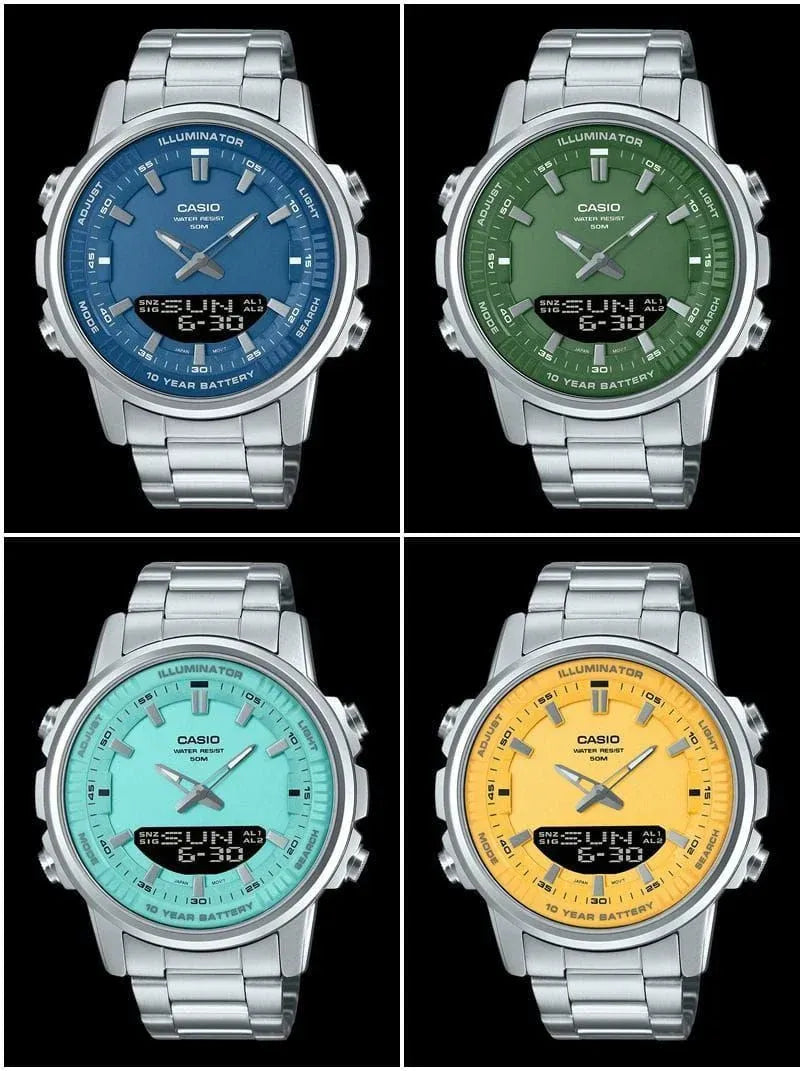 Casio AMW-880D-9AVDF Men’s-Digital Stainless Steel Watch