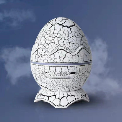 Dino Egg Galaxy Star Projector – LED Water Pattern Night Light